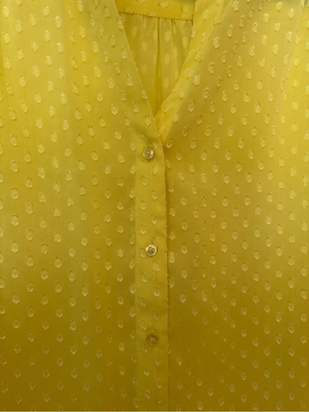 Yellow button down - Picture 2 of 4